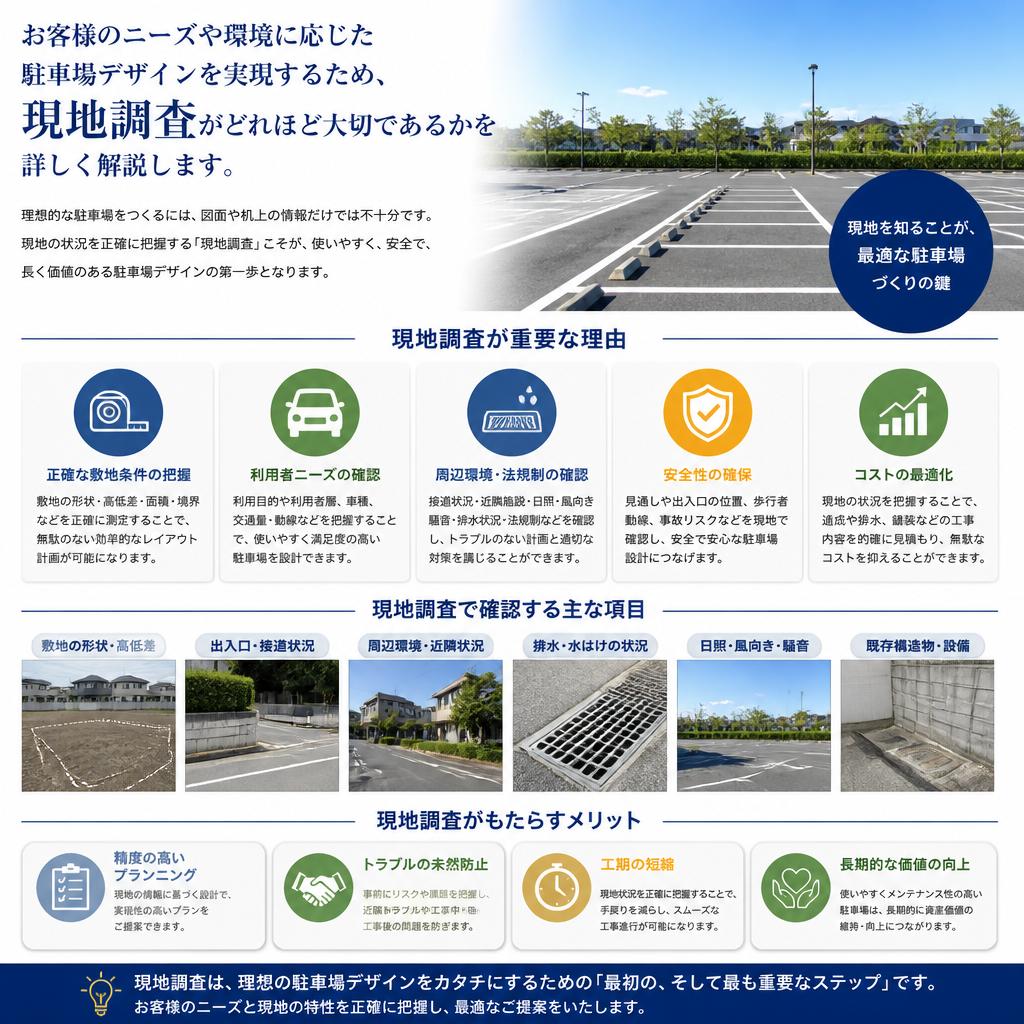 現地調査の重要性